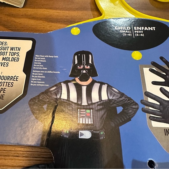 Star Wars Darth Vader Child Costume – Size Small (5/6) – Complete Set NWT - Picture 10 of 15